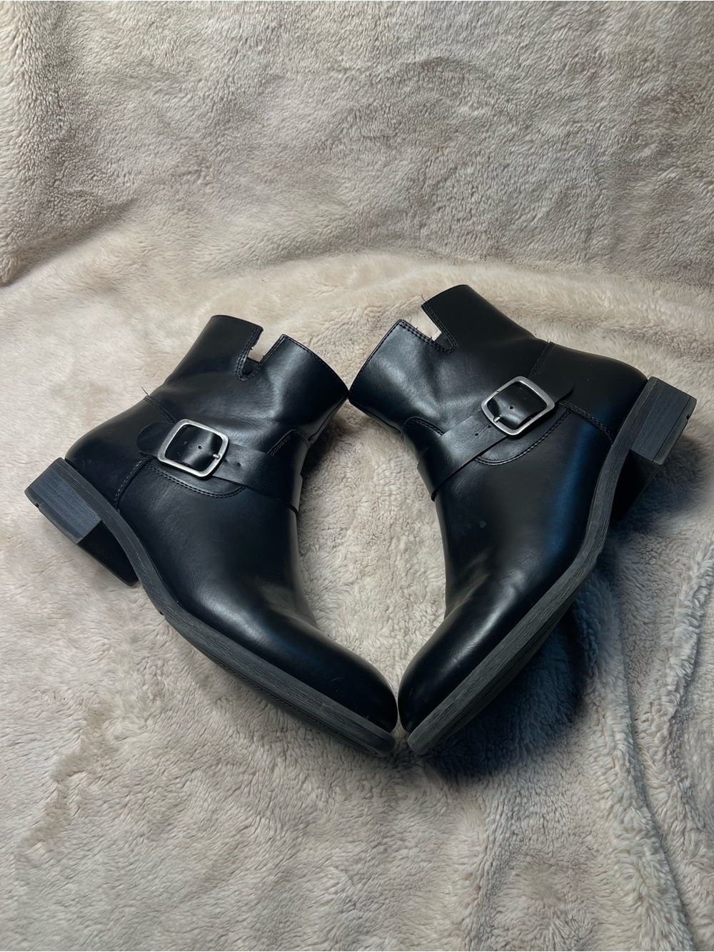 Frye and Co. "Cormac" motorcycle ankle boots womens 9.5 - Picture 3 of 8